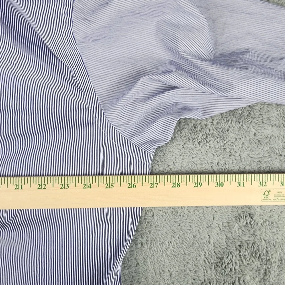 Polo Ralph Lauren‎ Shirt Mens XXL Purple Stripe Custom Button Down Red Pony Logo